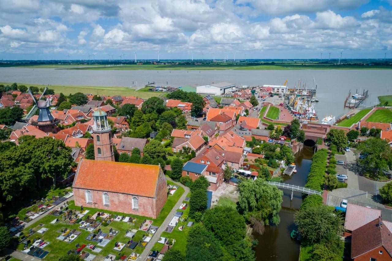 Hotel Am Fischerhafen Ditzum Eksteriør bilde