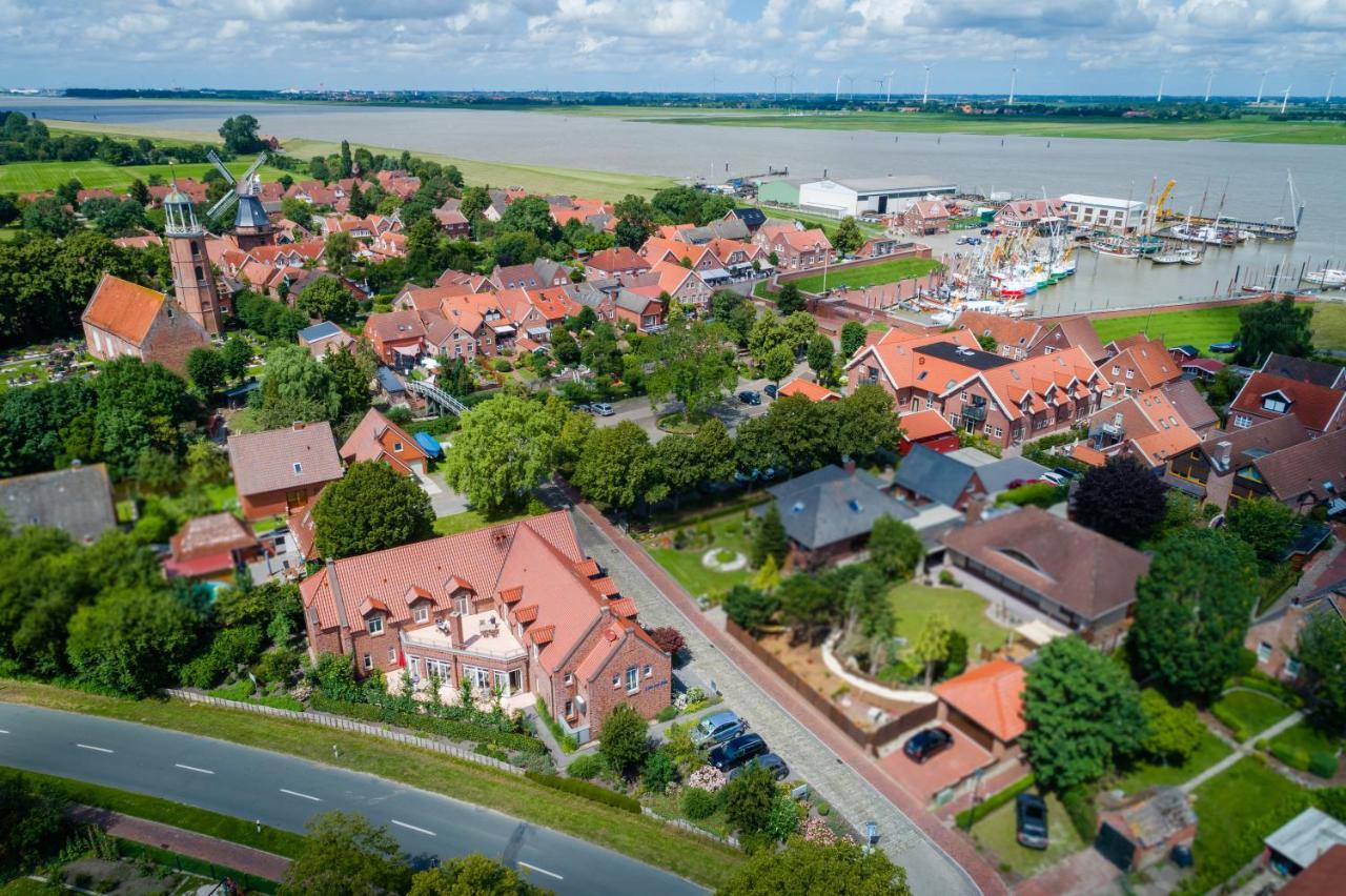 Hotel Am Fischerhafen Ditzum Eksteriør bilde